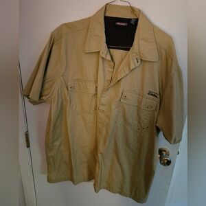 Dickies Tan Short Sleeve Shirt